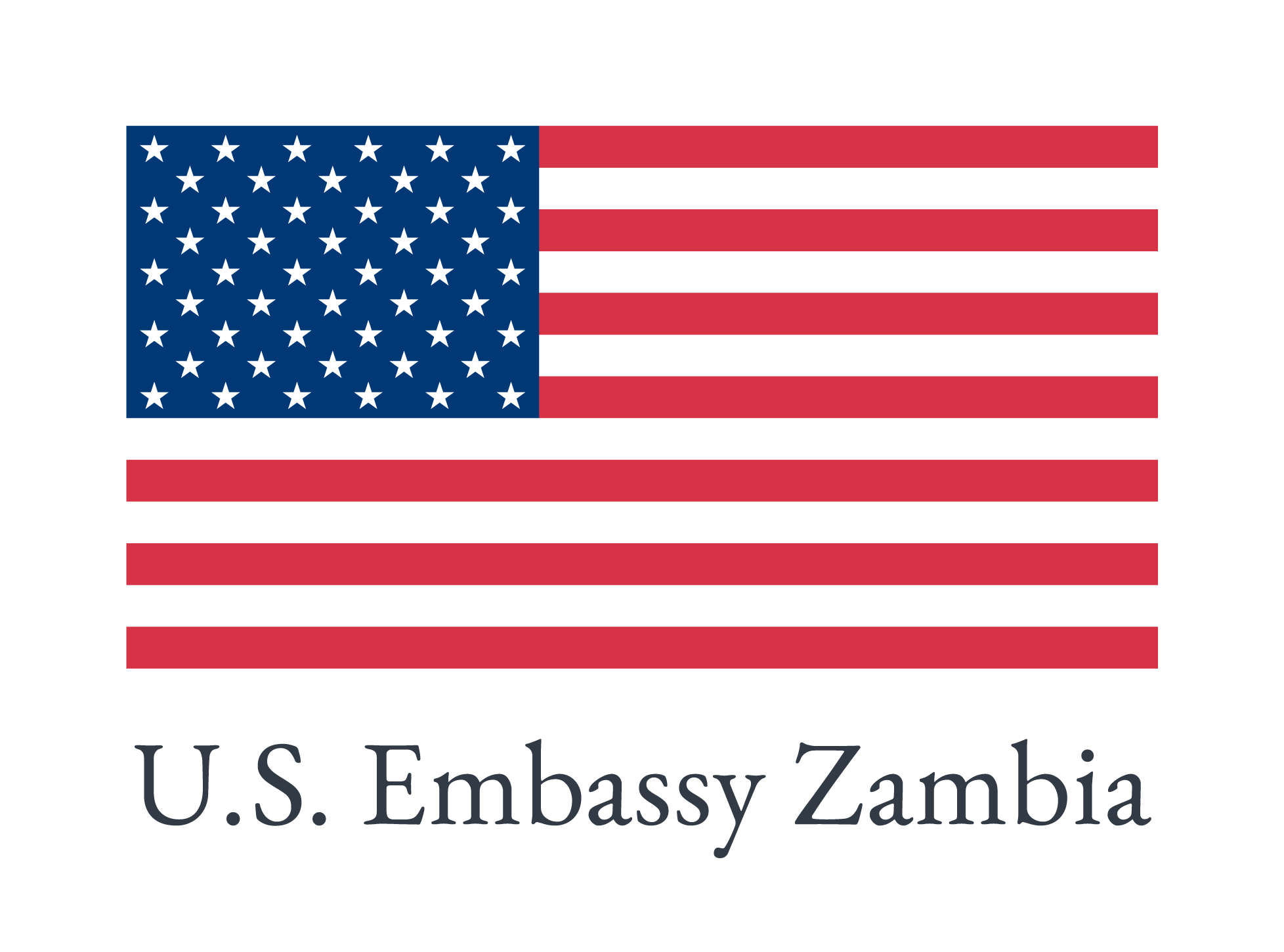 US Embassy Zambia Flag Logo